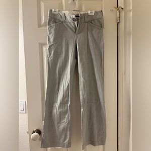 banana republic women’s gray dress straight leg pants